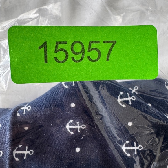 NOBO Women's 17 Mid-Rise Nautical Theme Shorts Navy Blue Allover Anchor‎ Stretch - Picture 12 of 12